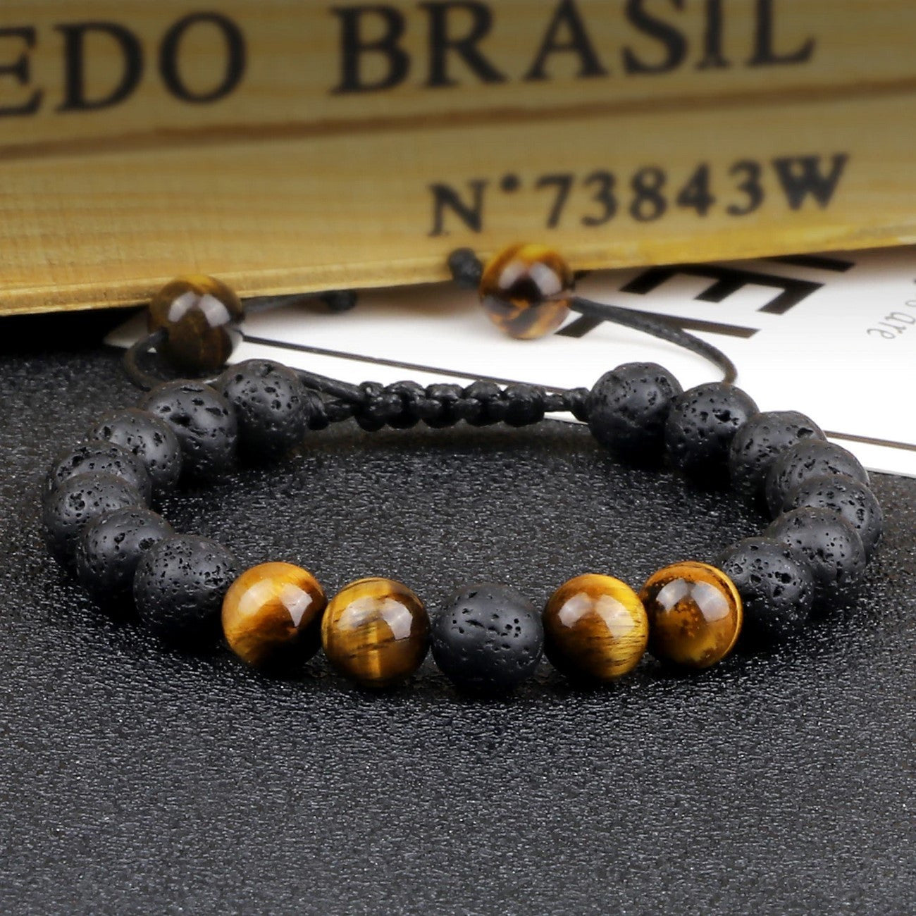 Pulsera Cuarzo Ojo De Tigre - Volcanica