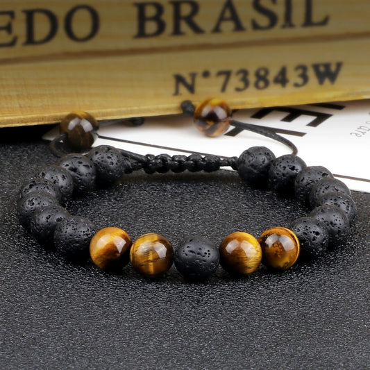 Pulsera Cuarzo Ojo De Tigre - Volcanica